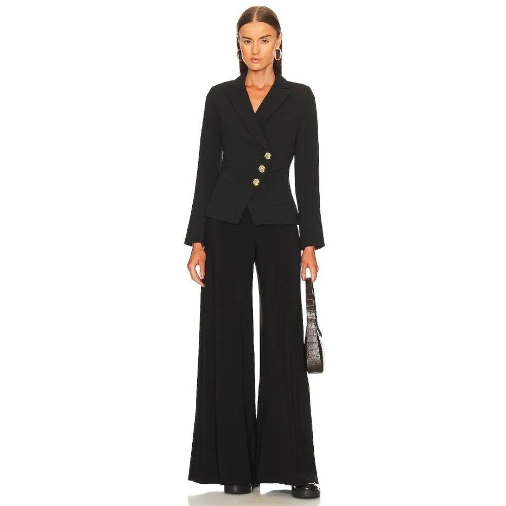 Smythe Wrap Blazer Black - Picture 4 of 11